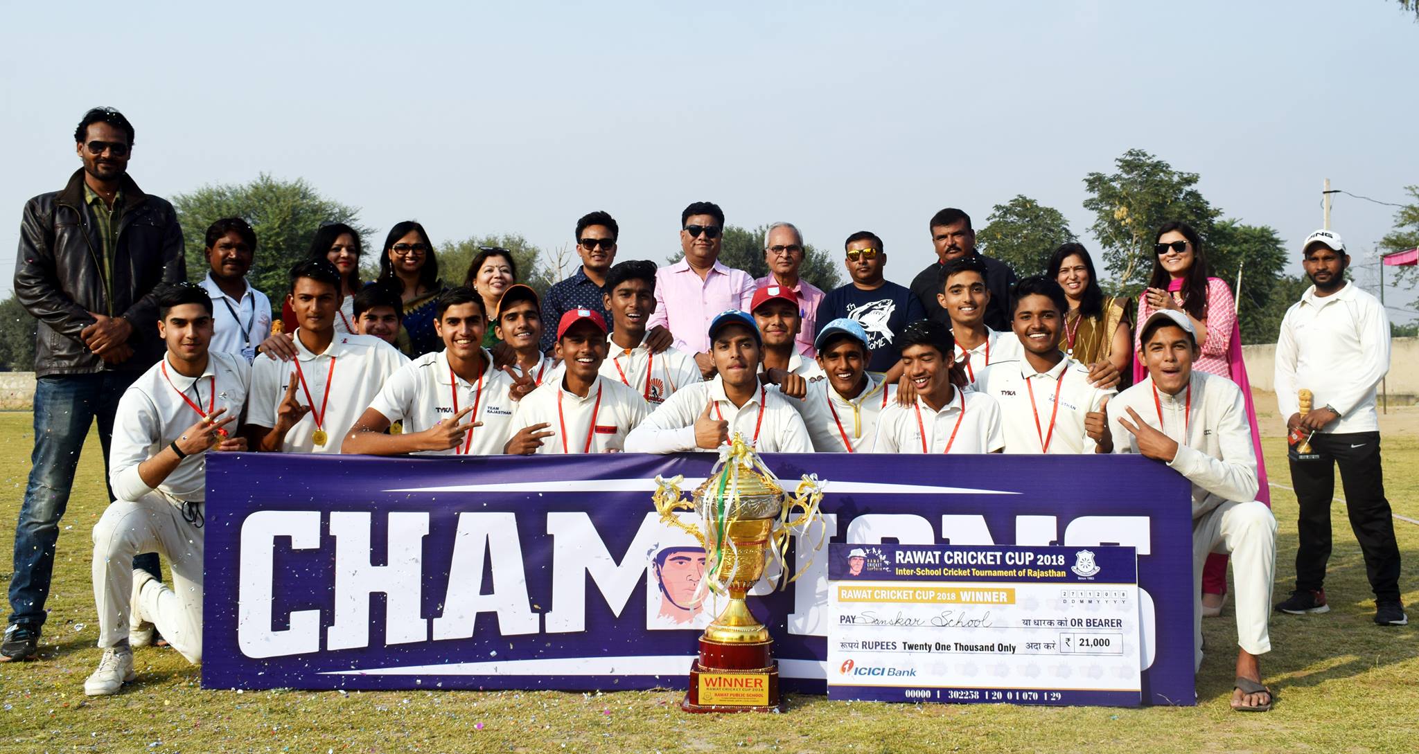 Sanskar School retains winning position in Rawat Cup Tournament 